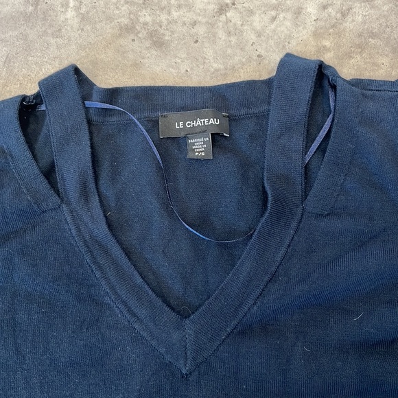 Le chateau p/s navy sweater - Picture 3 of 4